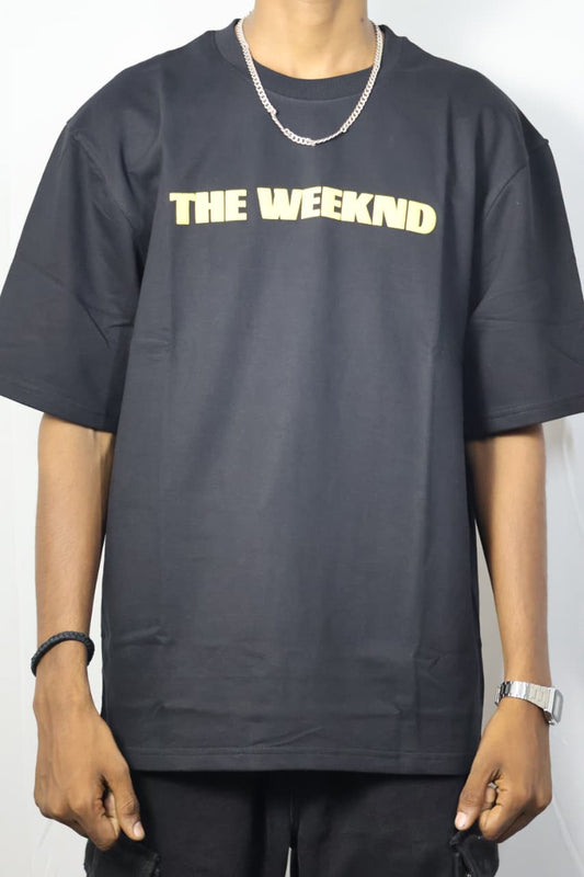 The Weeknd Starboy Oversized Tee - Black