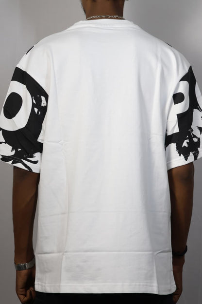 Pop Art Oversized Tee - White