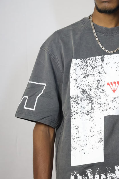 Rivington Oversized Tee - Charcoal Gray