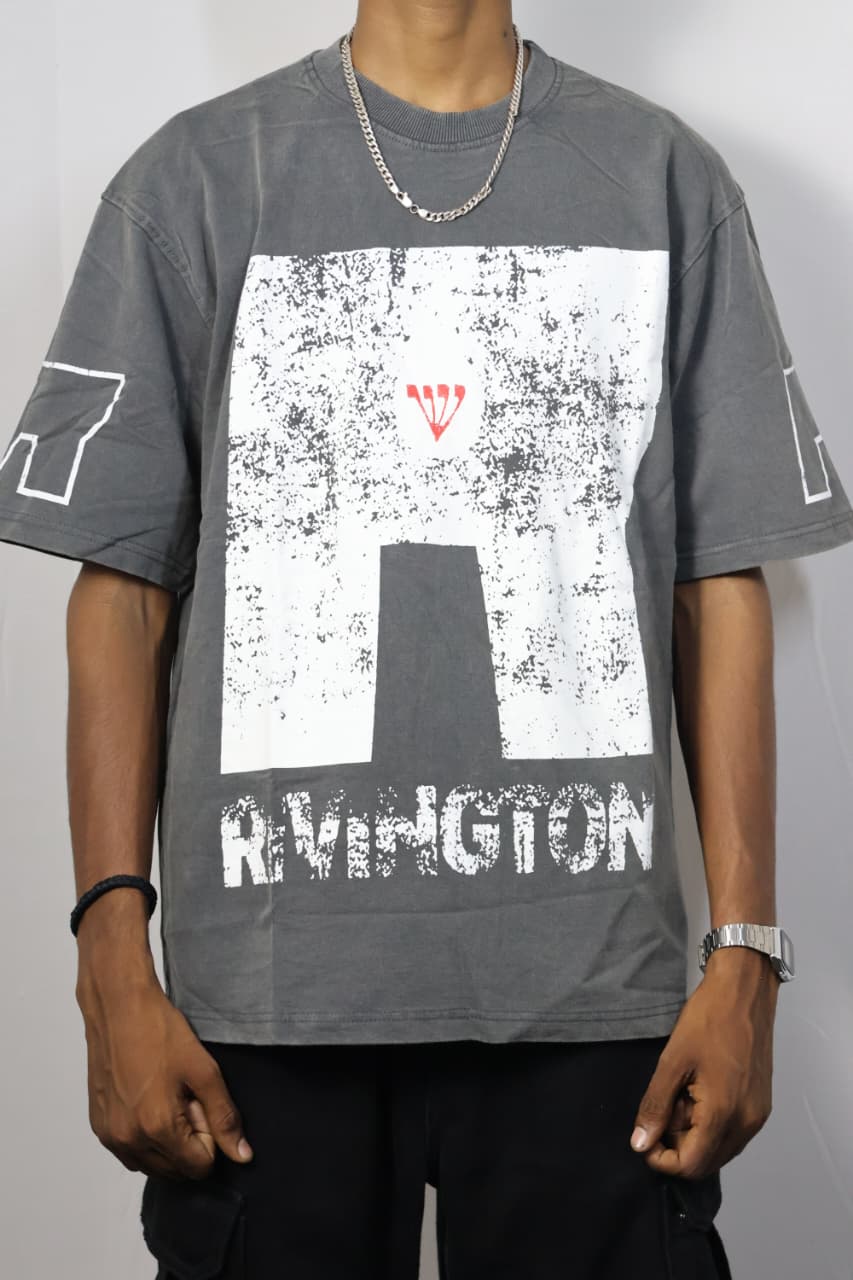Rivington Oversized Tee - Charcoal Gray