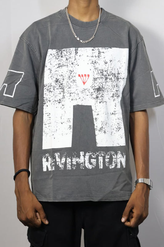 Rivington Oversized Tee - Charcoal Gray