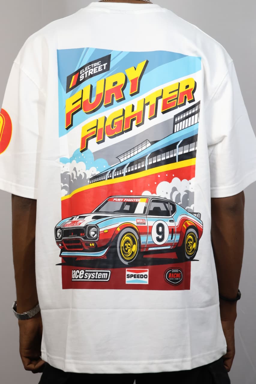 Race System Fury Fighter Oversized T-Shirt
