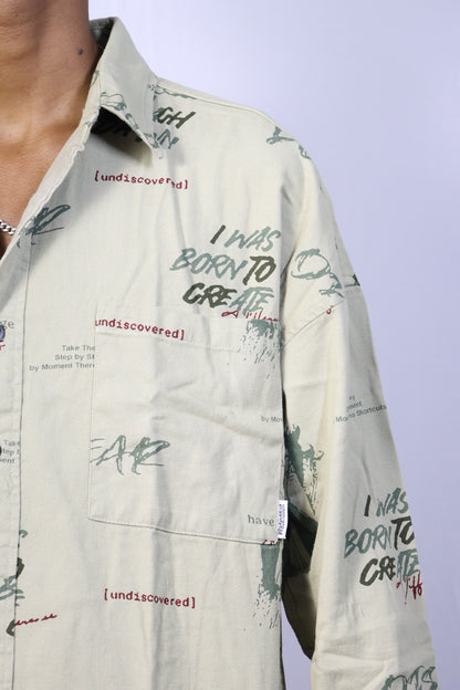 Abstract Journey Printed Shirt - Eclectic Edition