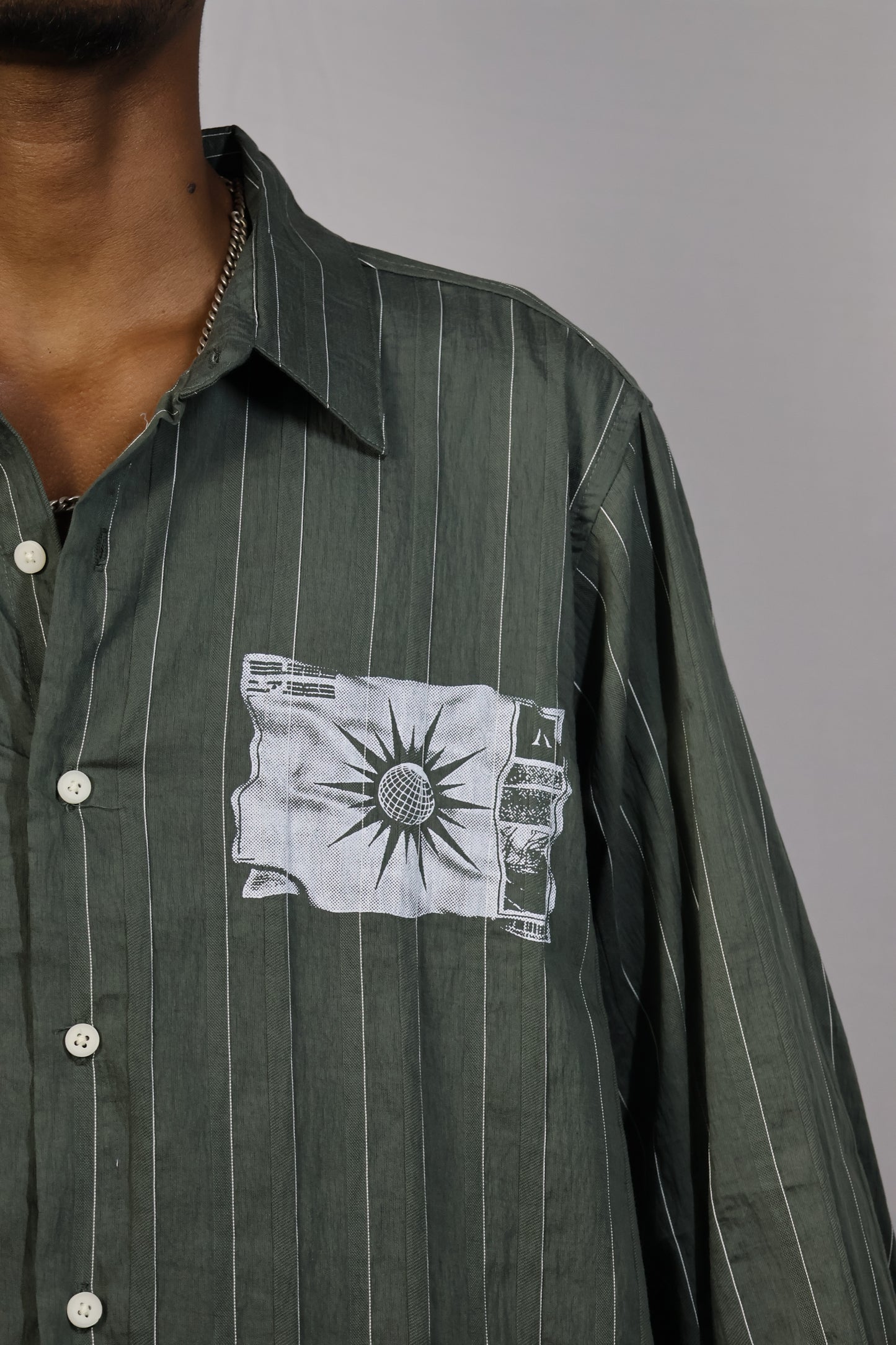 Vintage Vibes Striped Linen Shirt - 1997 Edition