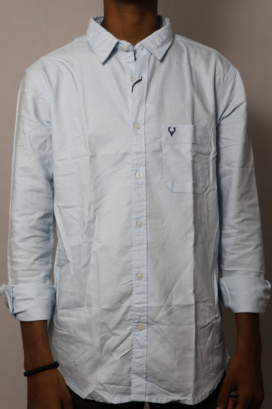 The Sky Blue Oxford Look Casual Shirt