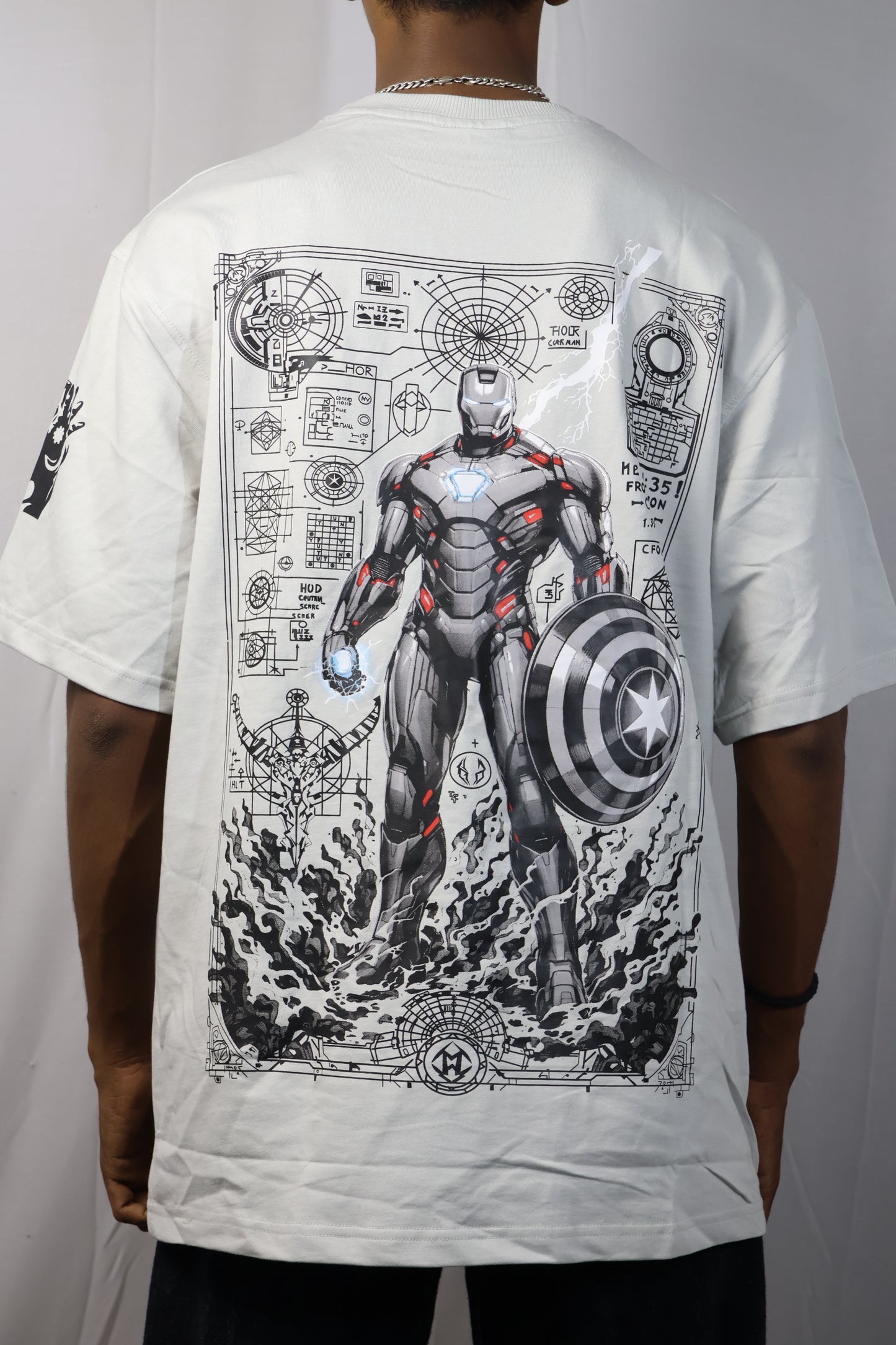 The Dark Knight Shield T-Shirt: Unstoppable Force Meets Unbreakable Will