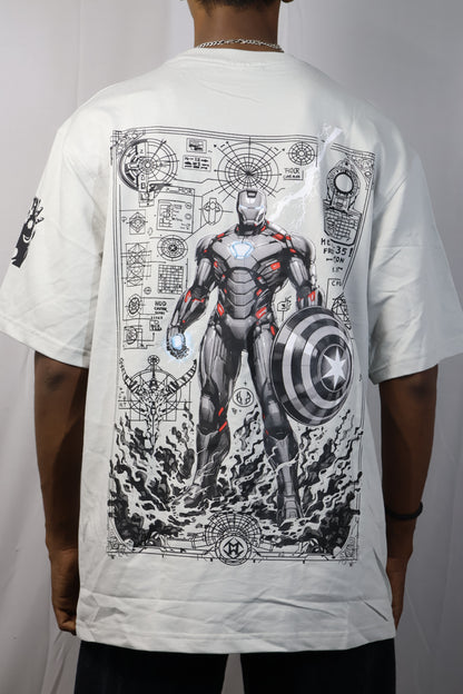 The Dark Knight Shield T-Shirt: Unstoppable Force Meets Unbreakable Will