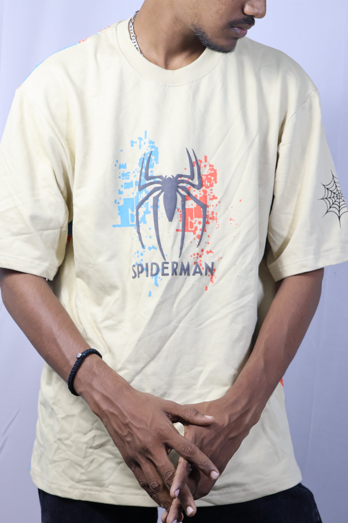 Spider-Man: Multiverse Glitch Oversized Tee