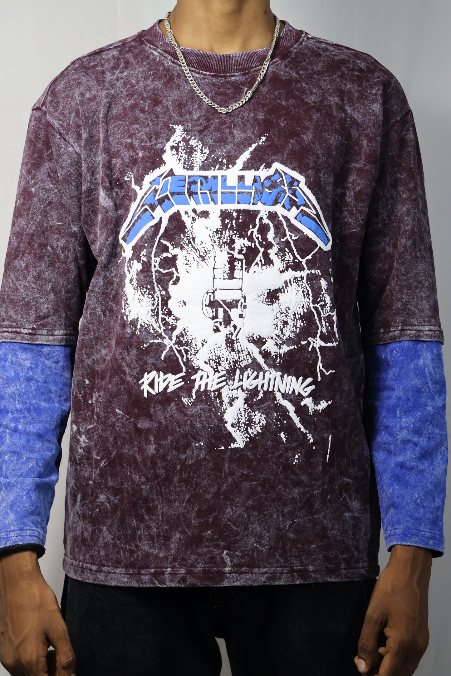 Vintage Wash: Heavy Metal Lightning Graphic Tee