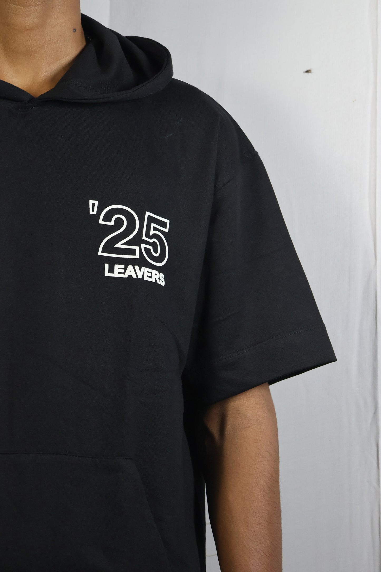 ‘25 Leavers Oversized Hoodie T-Shirt – Black