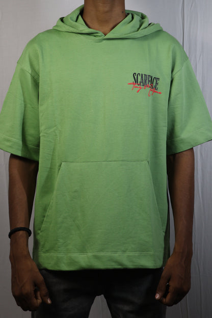Scarface Oversized Hoodie T-Shirt – Green