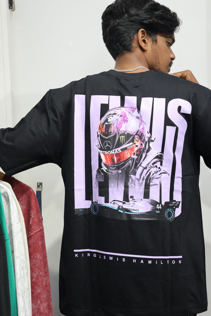 🏁 Lewis Hamilton Oversized Racing Tee – Premium F1 Streetwear
