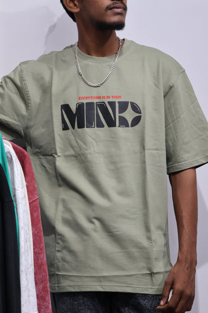 🧠 “Everything Is In Your Mind” Oversized Graphic Tee – Sneakerhead Edition