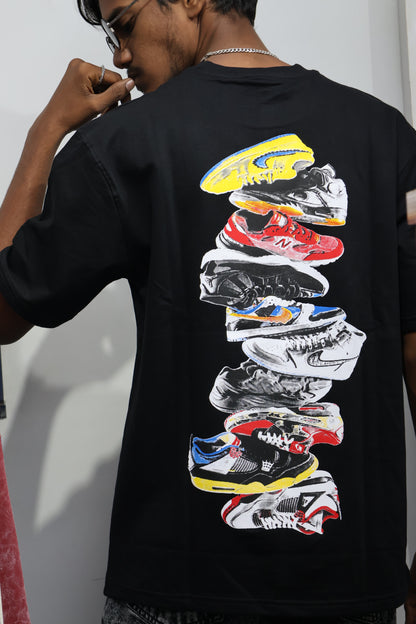 UNIQUE Oversized Graphic Tee – Front & Back Print