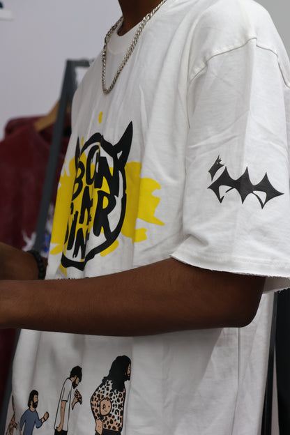 Born Sinner Graphic T-Shirt – White