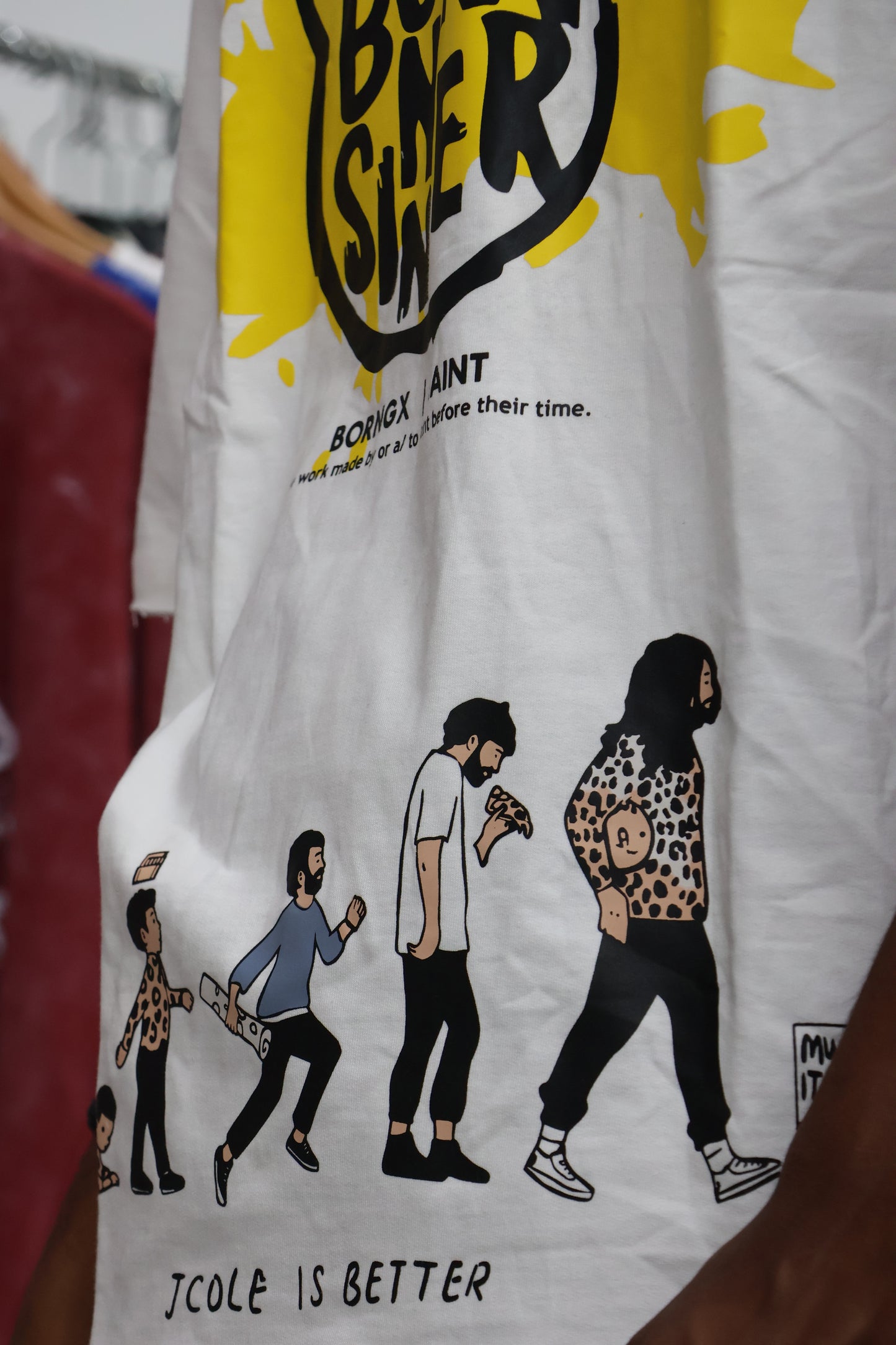 Born Sinner Graphic T-Shirt – White