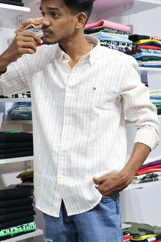 Classic Striped Cotton Shirt – Effortless Everyday Style