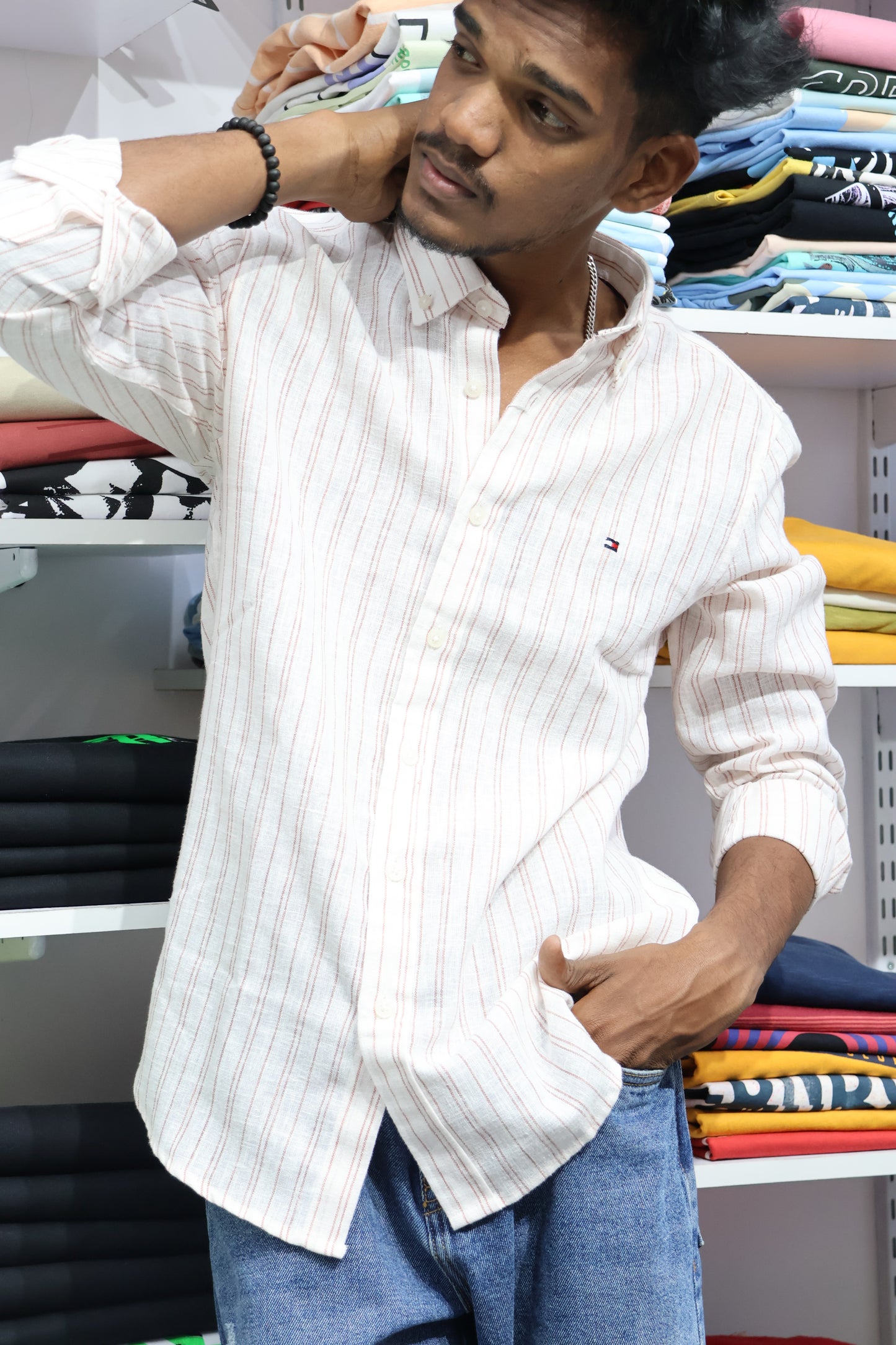 Classic Striped Cotton Shirt – Effortless Everyday Style