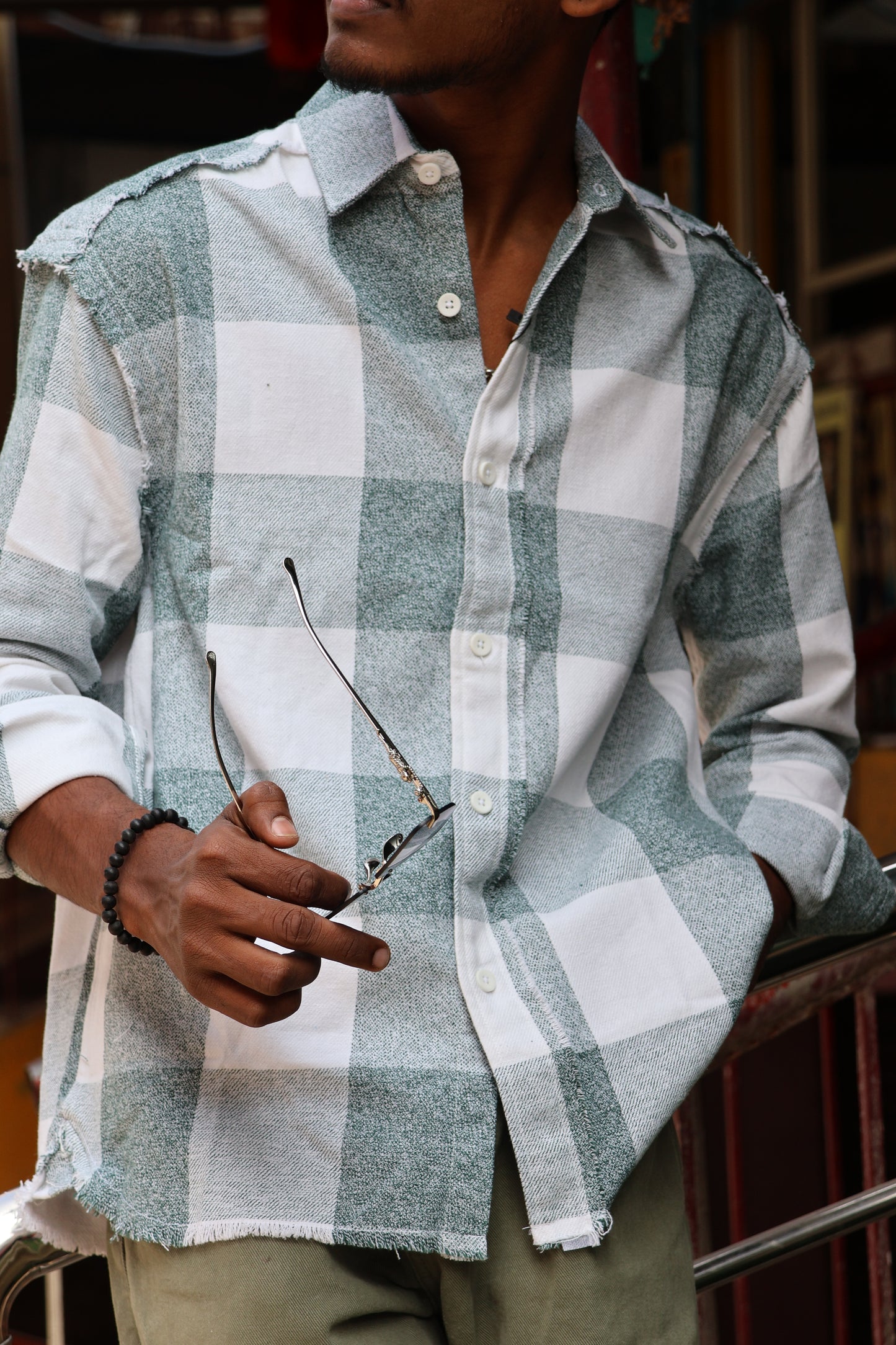 Drop Shoulder Check Shirt – Modern Casual Fit