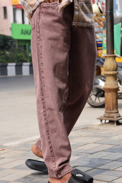 Dusty Rose Mom Fit Jeans