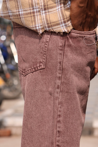 Dusty Rose Mom Fit Jeans