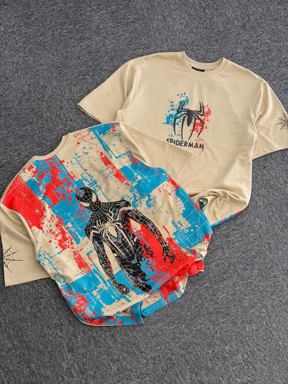 Spider-Man: Multiverse Glitch Oversized Tee